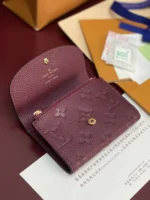 Louis Vuitton Monogram Empreinte Coin Purse Bordeaux 11cm - Image 5