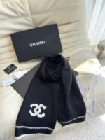 Chanel Knit Scarf 175*30cm - Image 5