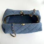 Chanel OHANEL Denim Shoulder Bag 26cm - Image 5
