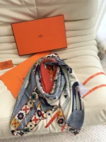 Hermes 2026 Silk Cashmere Shawl 140x140cm - Image 5