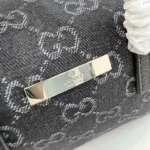 Gucci Generation GG Denim Mini Boston Bag 20cm - Image 5