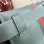 Gucci Generation Web Stripe Leather Belt Bag 24cm - Image 5