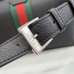 Gucci Primavera Web Stripe Leather Shoulder Bag 30cm - Image 5