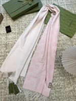 Gucci GG Reversible Cashmere Scarf 47*200cm - Image 5