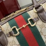 Gucci Borsetto Horsebit GG Canvas Boston Bag 28cm - Image 5