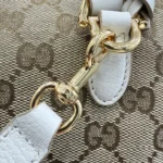 Gucci NY Paparazzo GG Canvas Top Handle Bag 37cm - Image 5