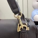 Gucci Generation Horsebit Web Leather Top Handle Bag 32cm - Image 5