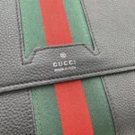 Gucci Primavera Web Stripe Leather Messenger Bag 35.5cm - Image 5