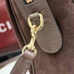 Gucci Borsetto Horsebit Suede Boston Bag 38.5cm - Image 5
