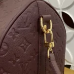 Louis Vuitton Speedy Soft 30 Monogram Empreinte Burgundy M2A400 - Image 5