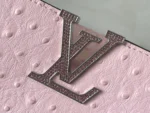 Louis Vuitton Capucines BB Pink Ostrich Crystal LV N85512 27cm - Image 5