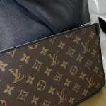Louis Vuitton Carryall Dark MM Black M25143 - Image 5