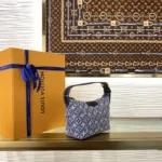 Louis Vuitton Pochette Hills Monogram Embleme Denim Blue M2A155 - Image 5