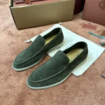 Loro Piana Summer Walk Men's Suede Moccasin FAE8124 50ZK