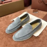 Loro Piana Summer Walk Men's Suede Moccasin FAE8124 60JF