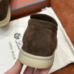 Loro Piana Summer Charms Walk Women's Suede Moccasin FAE5444 H0X4 - Image 4