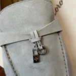 Loro Piana Summer Charms Walk Women's Suede Moccasin FAE5444 60LO - Image 4