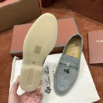Loro Piana Summer Charms Walk Women's Suede Moccasin FAE5444 508G - Image 5