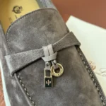 Loro Piana Summer Charms Walk Women's Suede Moccasin FAE5444 MOTT - Image 5