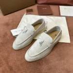 Loro Piana Summer Charms Walk Women's Suede Moccasin FAE5444 A760
