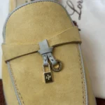 Loro Piana Charms Walk Babouche Women's Suede Mule FAL5900 20F7 - Image 5
