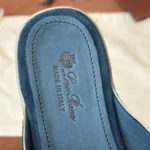 Loro Piana Charms Walk Babouche Women's Suede Mule FAL5900 W1CZ - Image 5