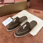 Loro Piana Charms Walk Babouche Women's Suede Mule FAL5900 H0X4