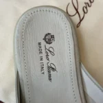 Loro Piana Charms Walk Babouche Women's Suede Mule FAL5900 6OLO - Image 4