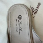 Loro Piana Charms Walk Babouche Women's Suede Mule FAL5900 DOEE - Image 4