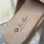 Loro Piana Charms Walk Babouche Women's Suede Mule FAL5900 3873 - Image 5