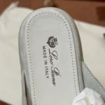 Loro Piana Babouche Charms Walk Women's Suede Mule FAI1543 60LO - Image 5