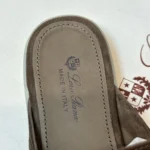 Loro Piana Babouche Charms Walk Women's Suede Mule FAI1543 51DW - Image 5