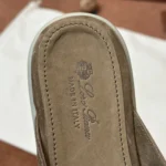 Loro Piana Babouche Charms Walk Women's Suede Mule FAI1543 HOVY - Image 5