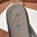 Loro Piana Babouche Charms Walk Women's Suede Mule FAI1543 MOTT - Image 4