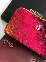 Chanel CF Sequined SO Handbag 21cm - Image 6
