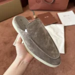 Loro Piana Babouche Walk Men's Suede Mule FAM3488 MOTT - Image 6