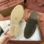 Loro Piana Babouche Walk Men's Suede Mule FAM3488 50ZK - Image 6