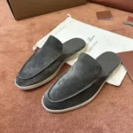 Loro Piana Babouche Walk Men's Suede Mule FAM3488 50W3
