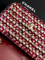 Chanel CF Sequined SO Handbag 21cm - Image 6