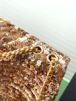 Chanel CF Sequined SO Handbag 21cm - Image 6