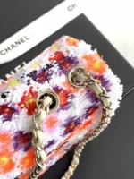 Chanel CF Sequined SO Handbag 21cm - Image 6