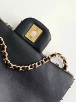 Chanel CF Sequined SO Handbag 21cm - Image 6