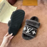 Louis Vuitton Paseo Comfort Shearling Slide - Image 6