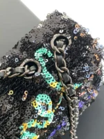 Chanel CF Sequined SO Handbag 21cm - Image 6