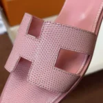 Hermès Oran Lizard Sandal - Image 6