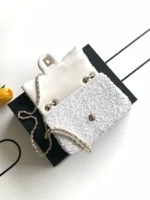 Chanel CF Sequined SO Handbag 21cm - Image 6