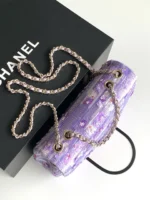 Chanel CF Sequined SO Handbag 21cm - Image 6