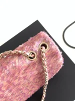 Chanel CF Sequined SO Handbag 21cm - Image 6