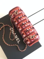 Chanel CF Sequined SO Handbag 21cm - Image 6