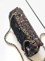 Chanel CF Sequined SO Handbag 21cm - Image 6